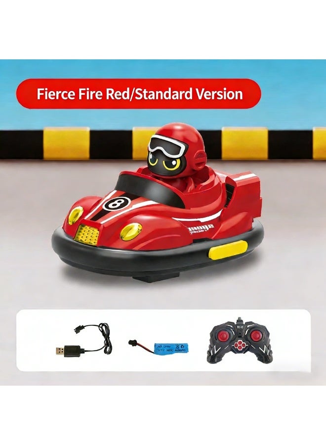 2-Player Remote Control Bumper Kart Battle Toy | Double RC Car with Collision & Ejection for Family Fun Racing - Image 5